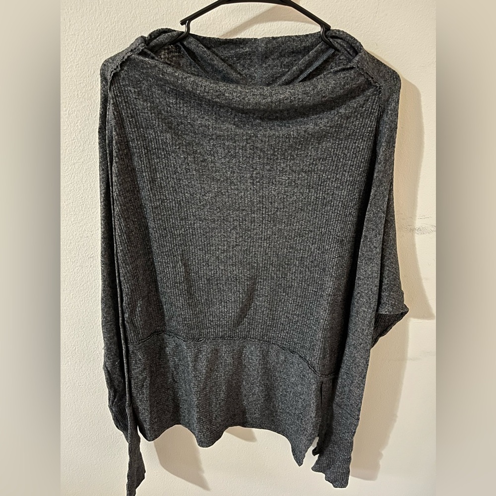 Free people gray long sleeve